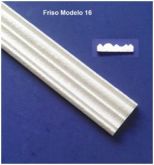 Rodameio e/ou Friso para portas e janelas MODELO 16- Moldutec
