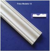 Rodameio e/ou Friso para portas e janelas MODELO 13 - Moldutec