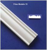Rodameio e/ou Friso para portas e janelas MODELO 15  - Moldutec